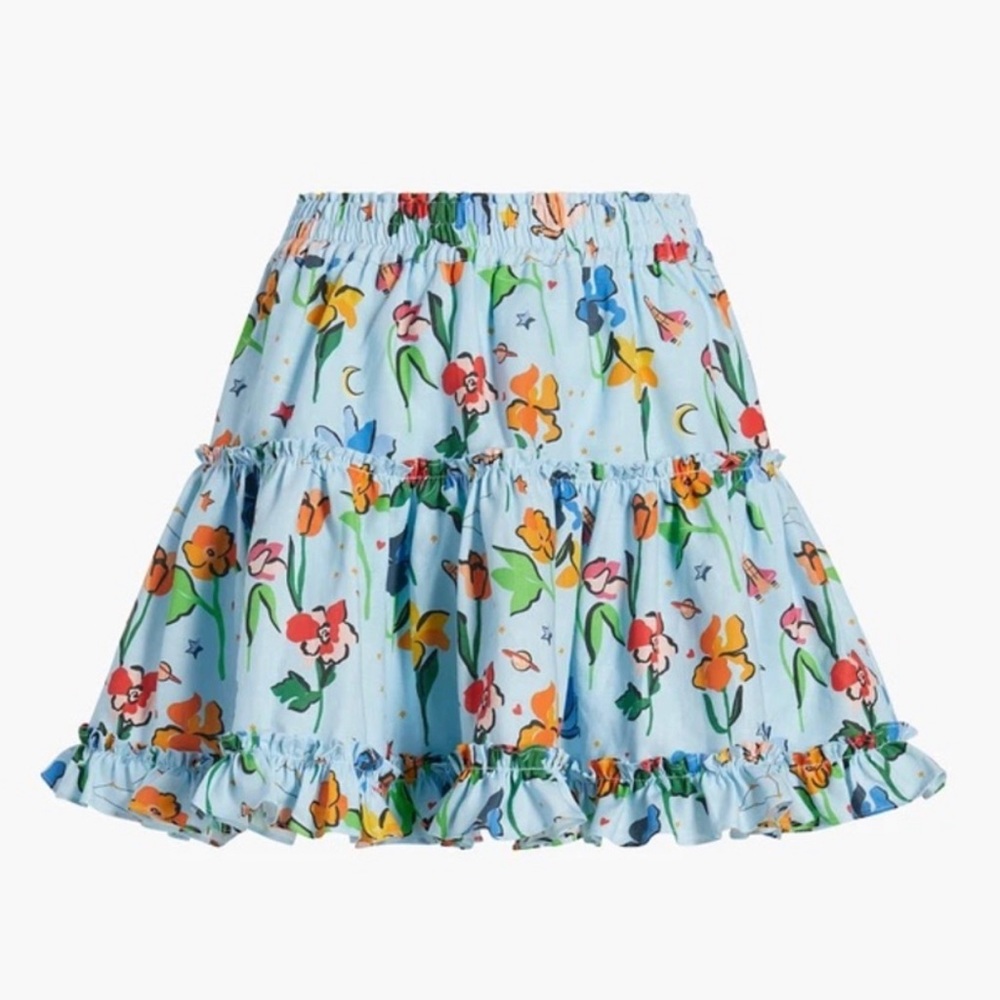 Hill House Space Floral Paz Skirt Medium